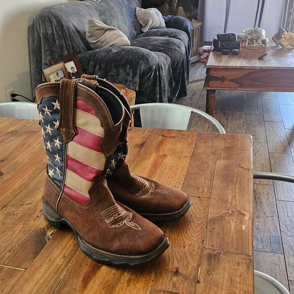 Durango cowgirl American flag boots - Picture 2 of 11
